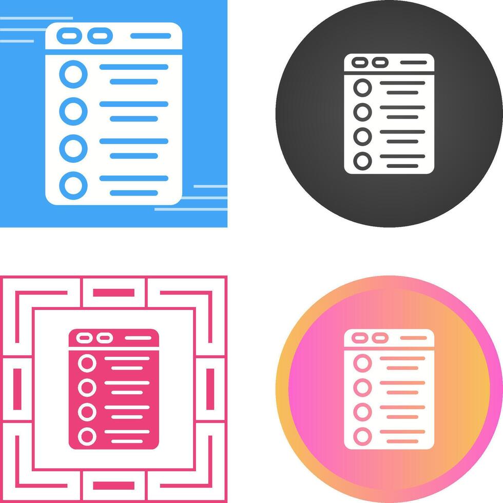 Design Criteria Vector Icon