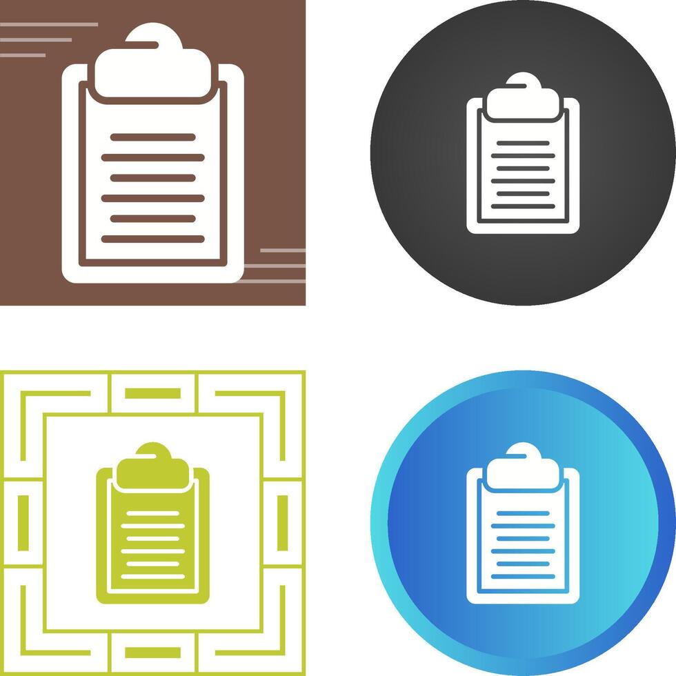 Clipboard Vector Icon