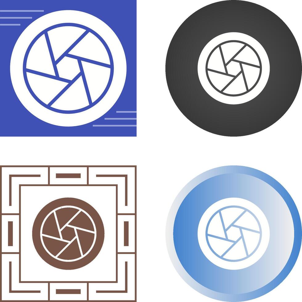 Photography Lens Vector Icon