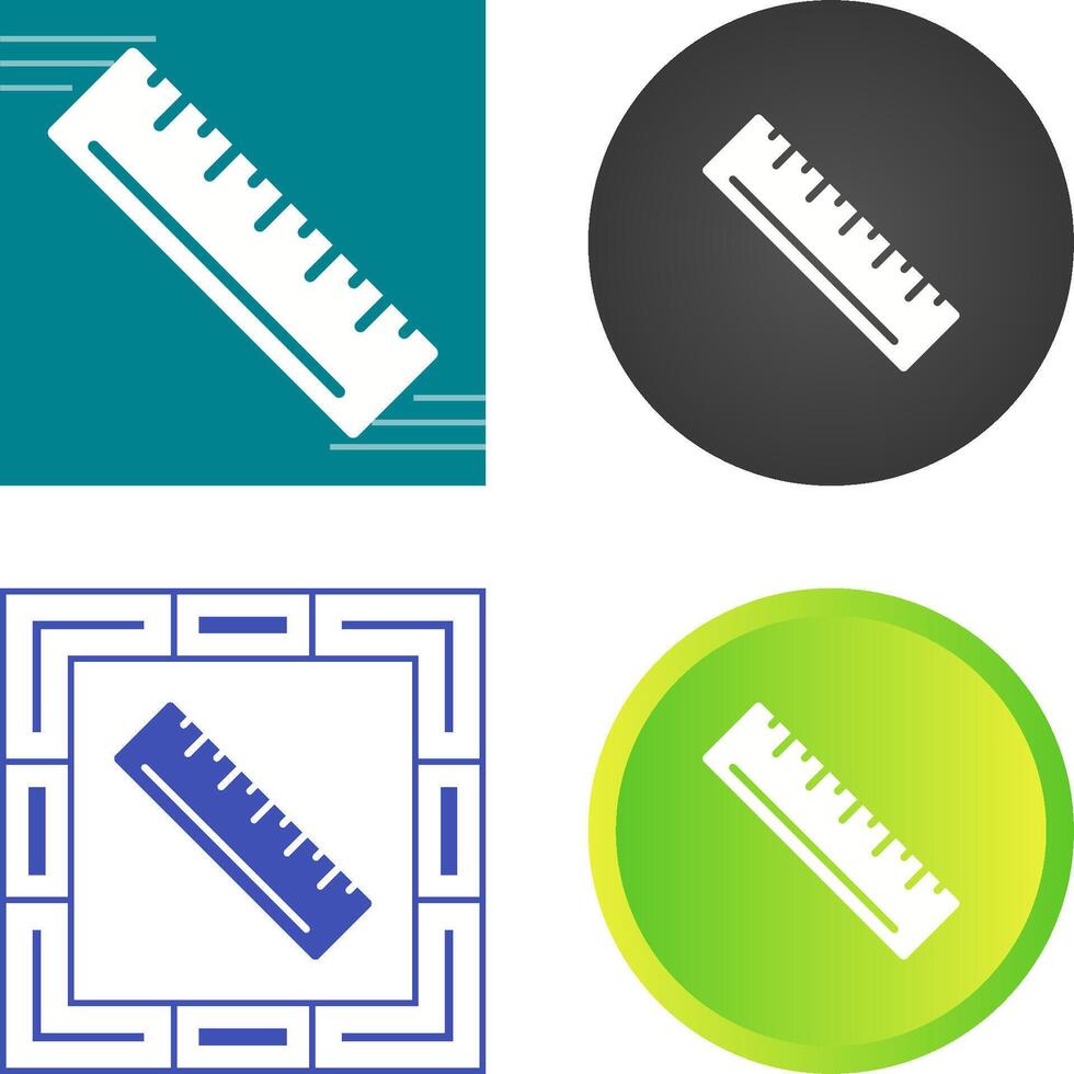 Ruler Vector Icon