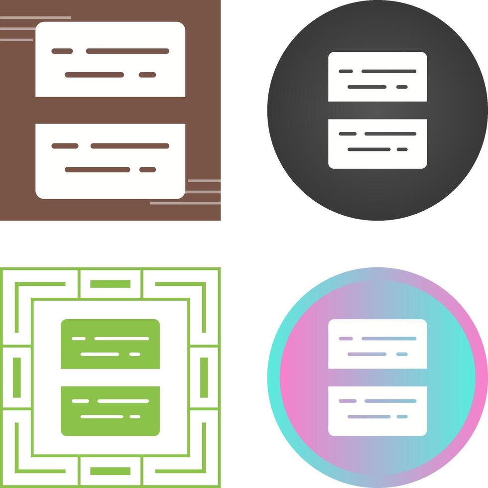 Document Split Vector Icon