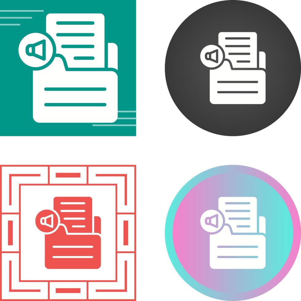 Document Insert Audio Vector Icon