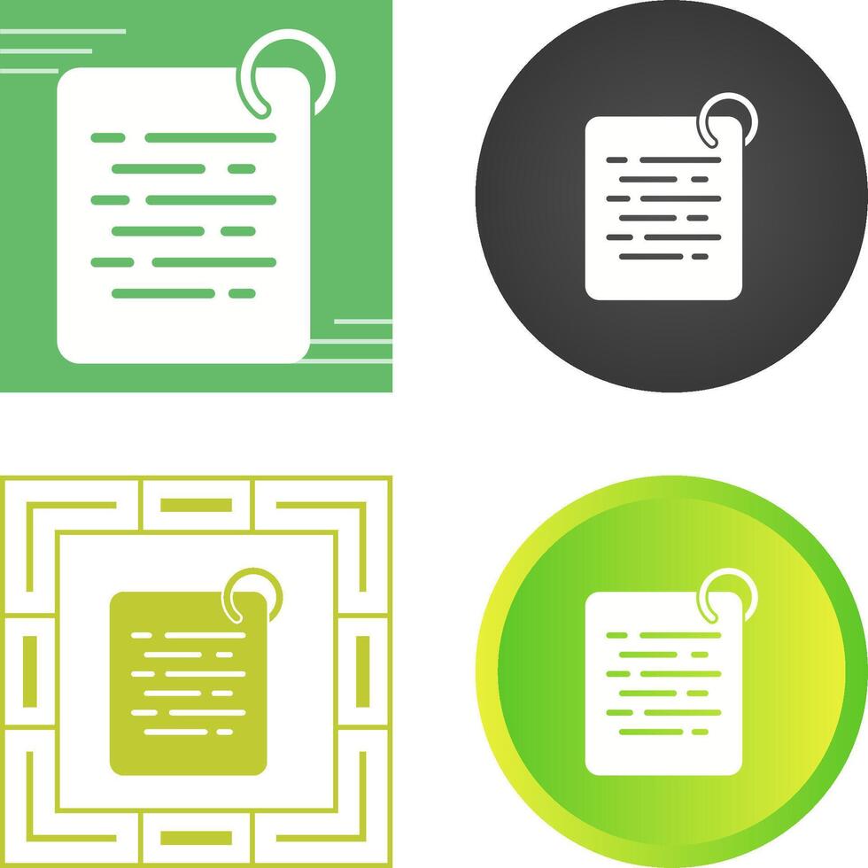 Document Vector Icon