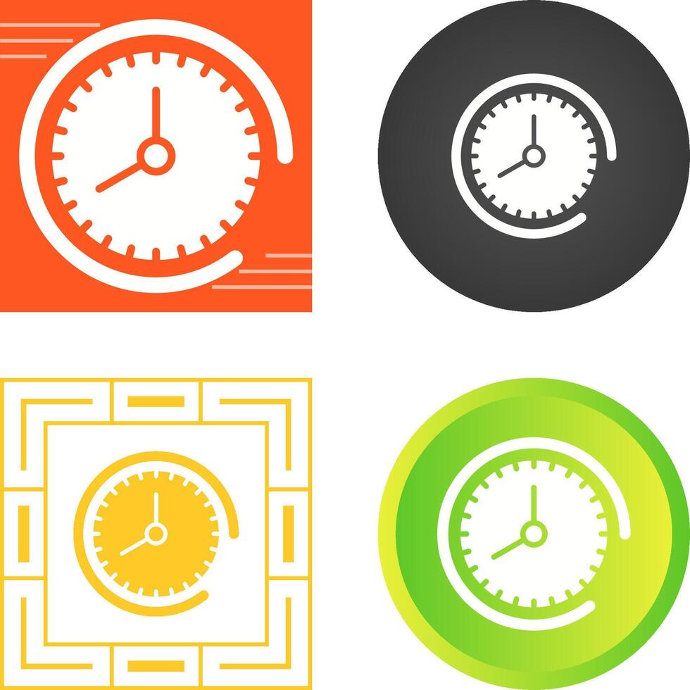 Clock Vector Icon