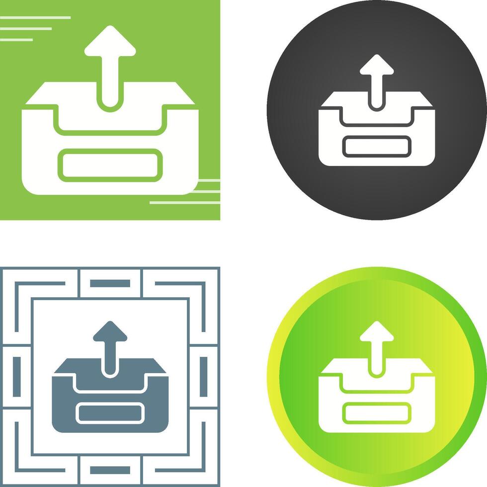 Outbox Vector Icon