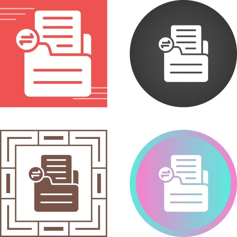 Document Share Vector Icon