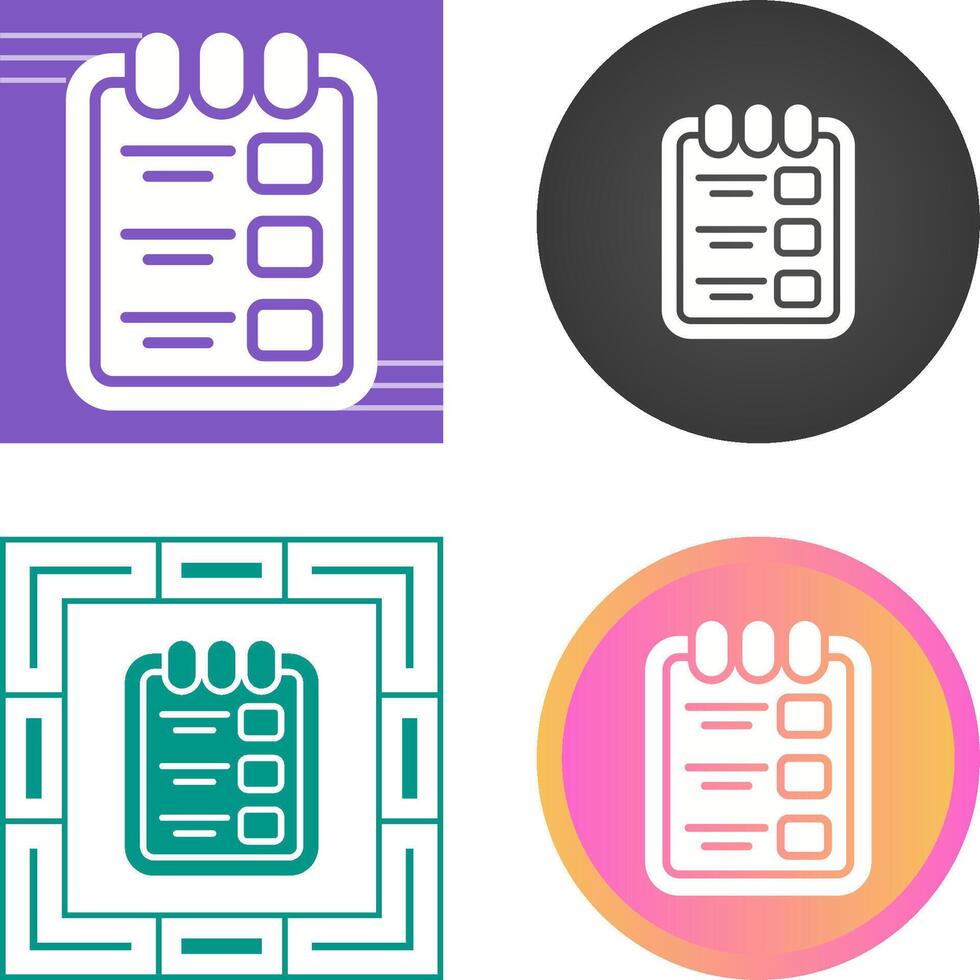 Task list with clipboard Vector Icon