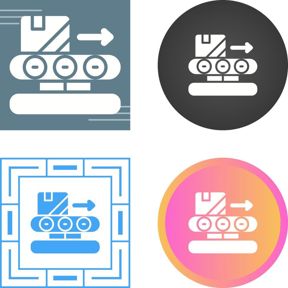 Conveyor Belt Vector Icon