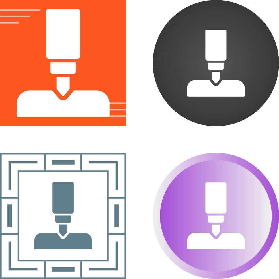 Pneumatic hammer Vector Icon