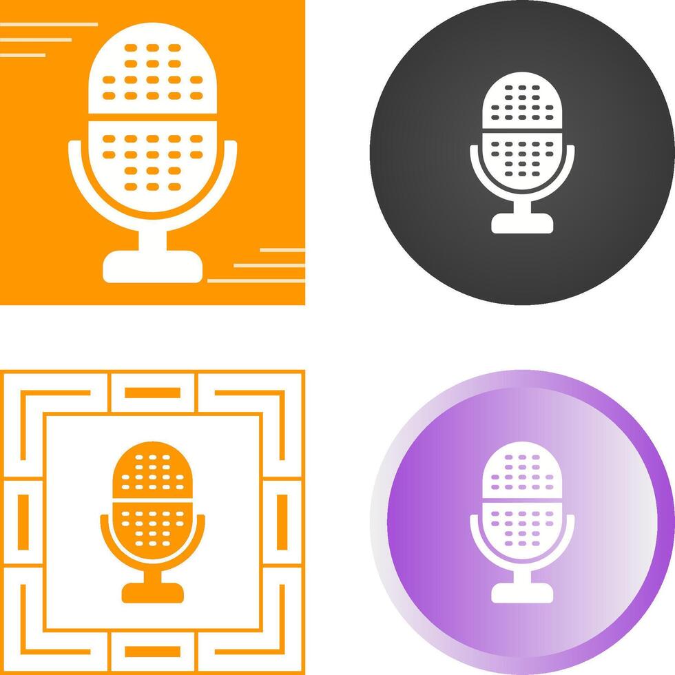 Microphone Vector Icon