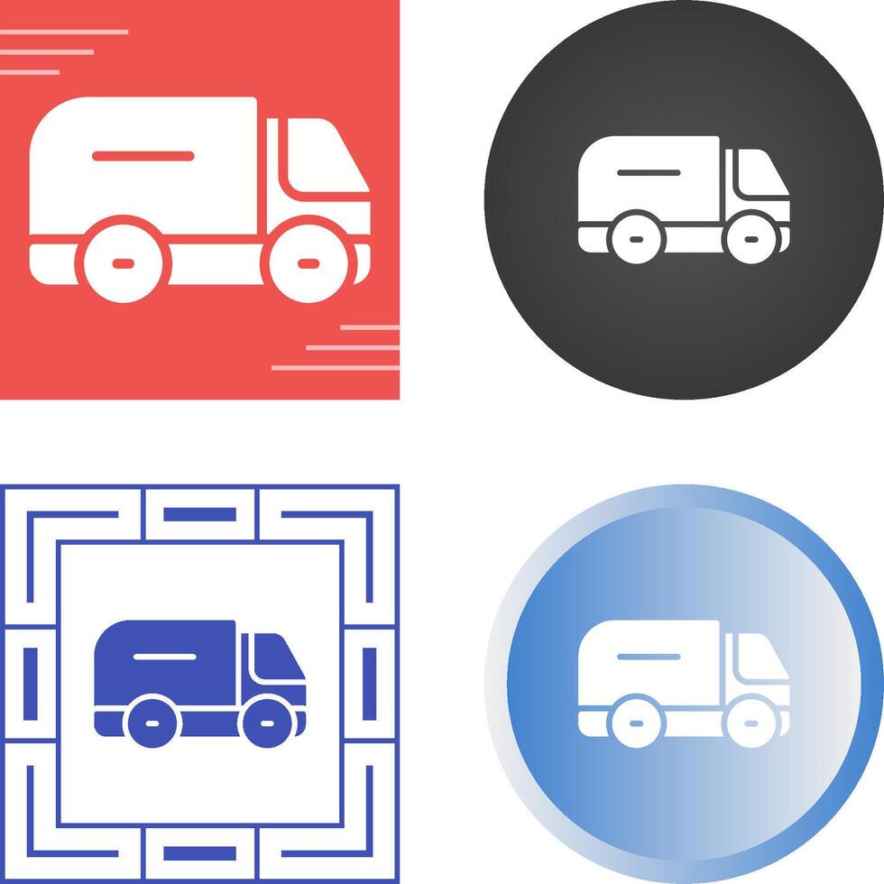 Truck Side Vector Icon