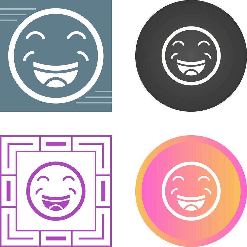 icono de vector de sonrisa