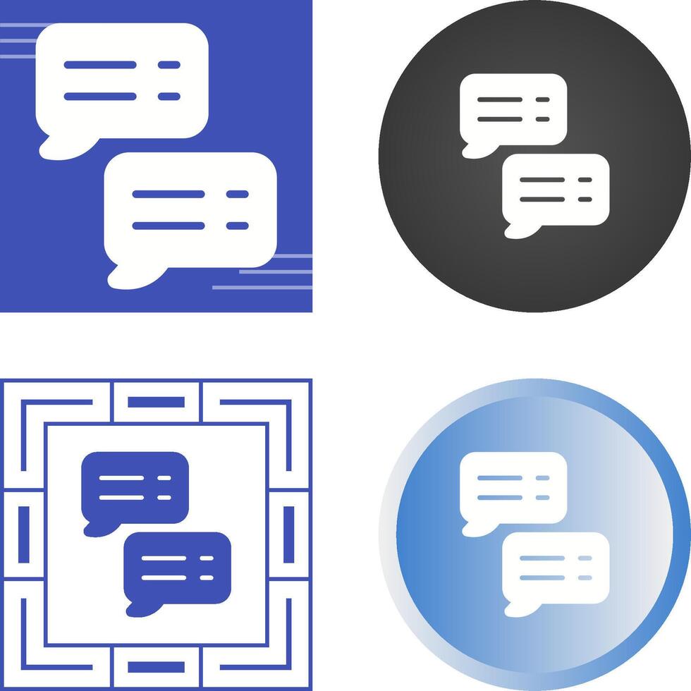 Chat Bubble Vector Icon