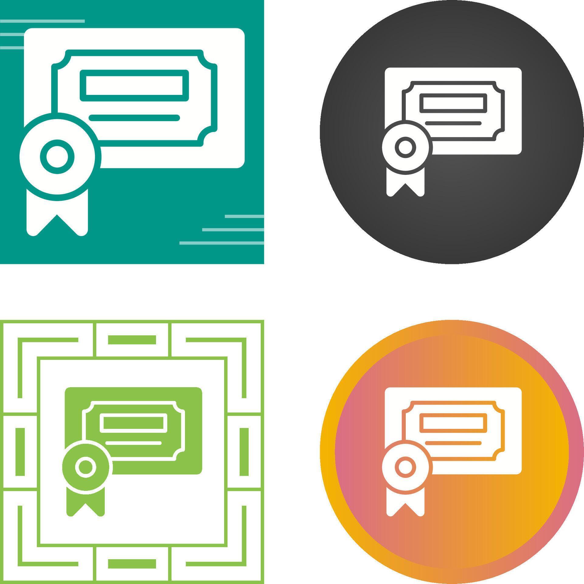 Certification Vector Icon 40799192 Vector Art at Vecteezy