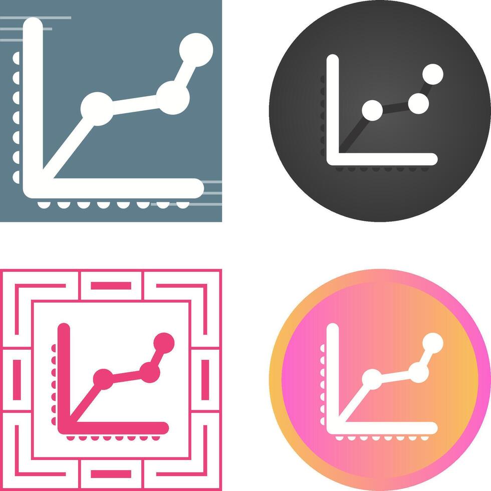 Line Chart Vector Icon