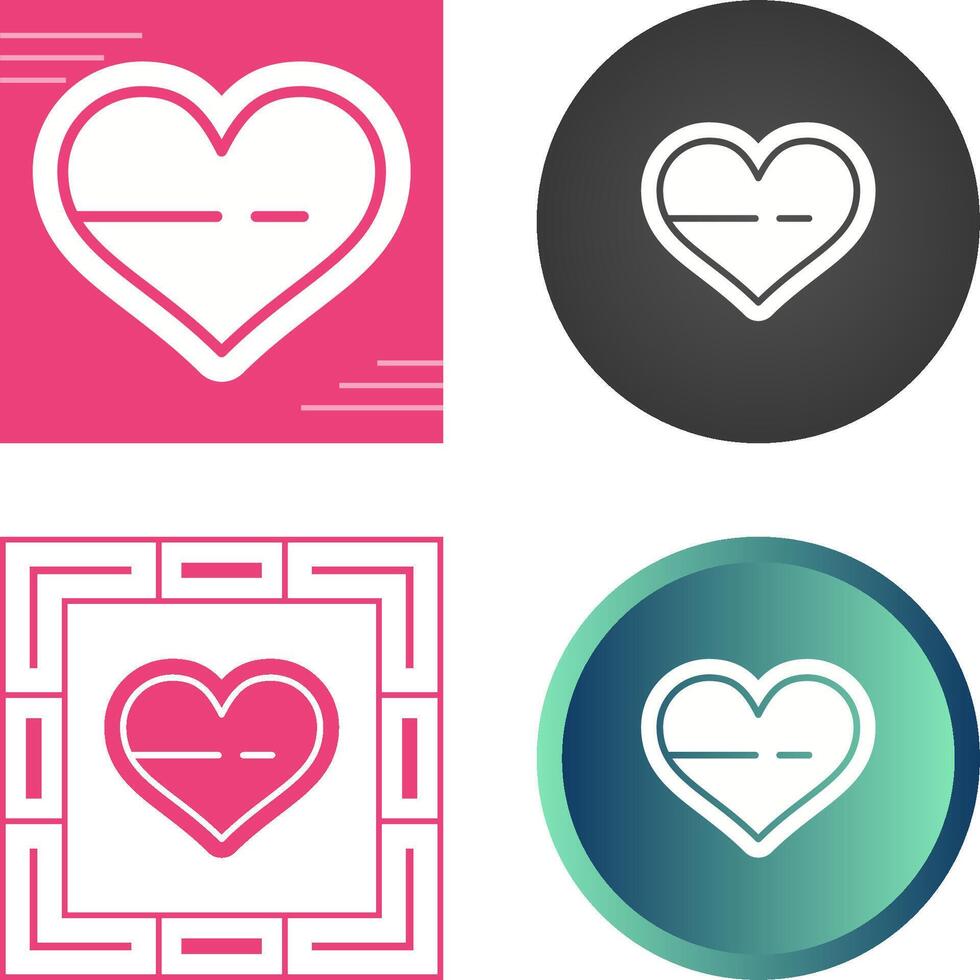 icono de vector de corazón