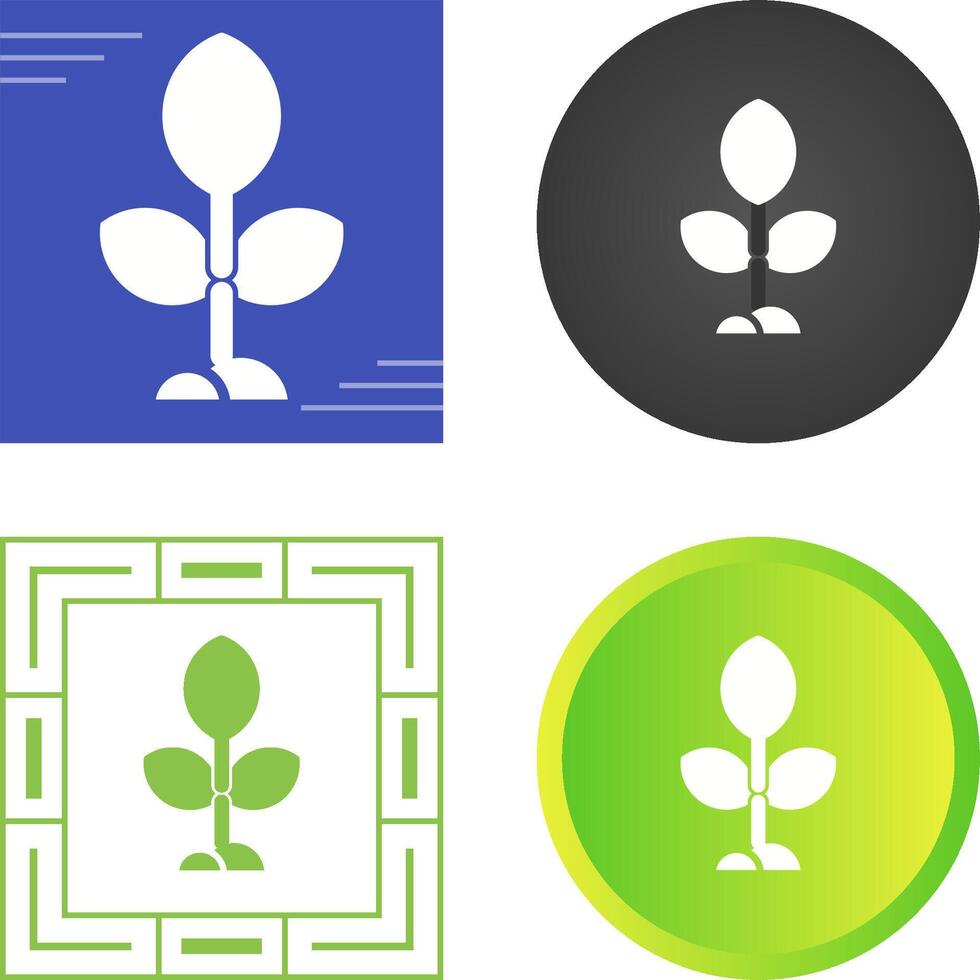 icono de vector de planta