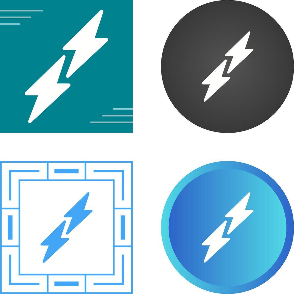 Lightning Vector Icon