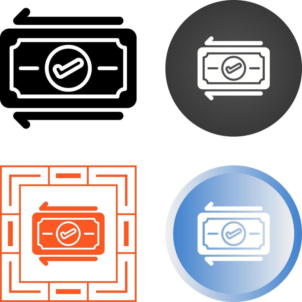 Money Back Guarantee Vector Icon