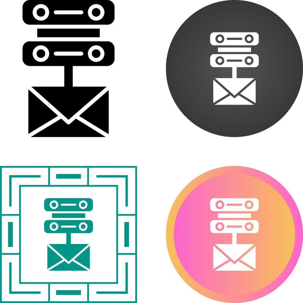 Email Server Vector Icon