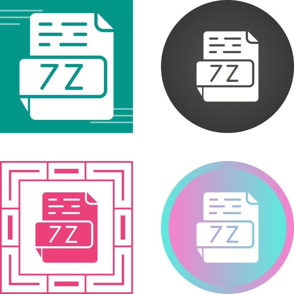 7Z Vector Icon