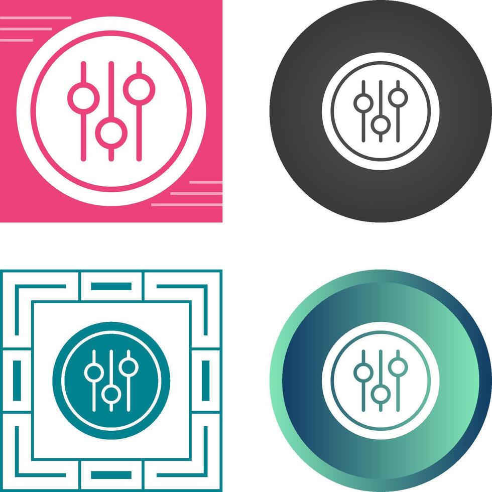 Audio Equalizer Vector Icon