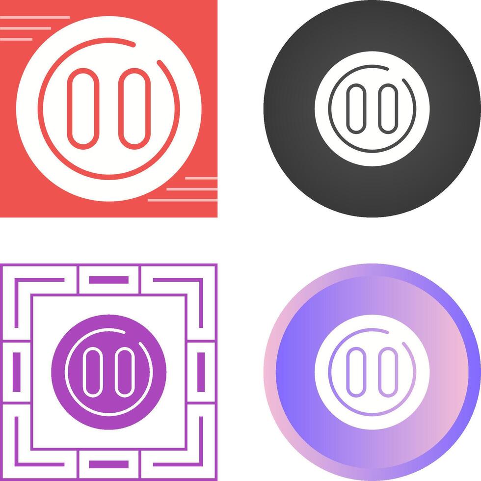 Pause Circle Vector Icon