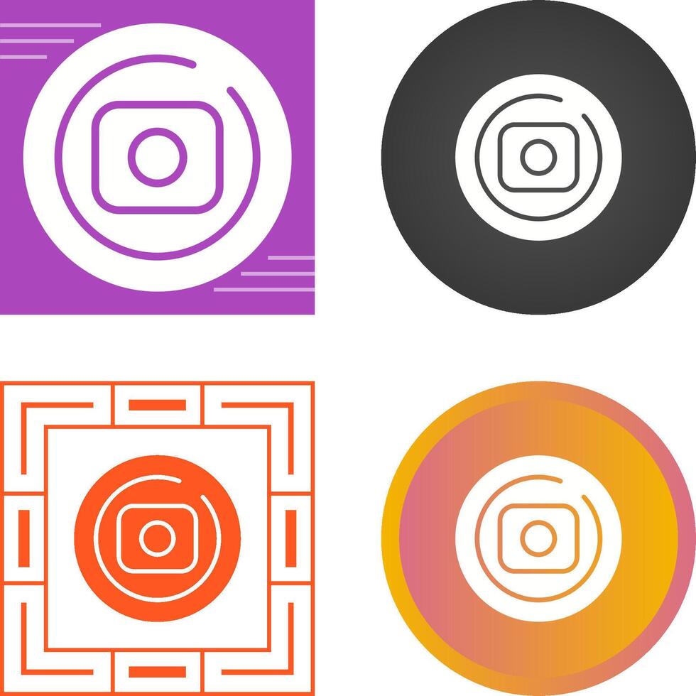 Record Circle Vector Icon