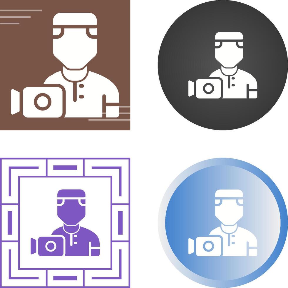3D Cenima Vector Icon