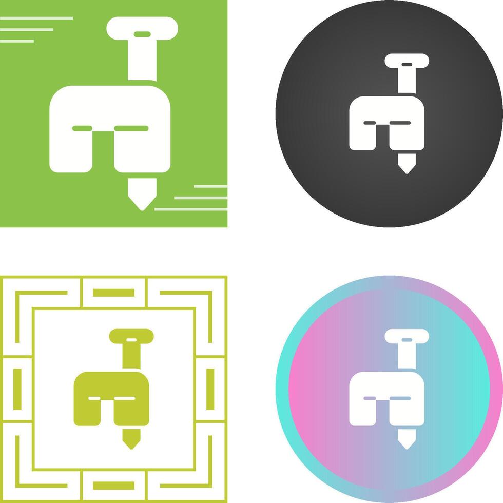 Cable Staples Vector Icon