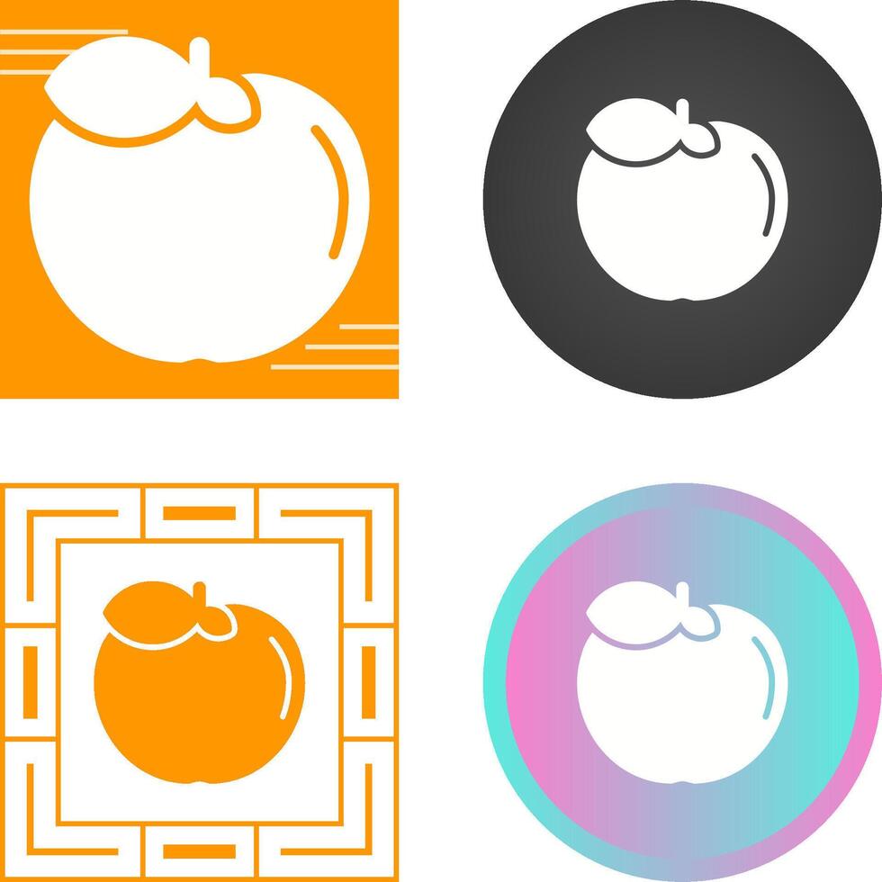 icono de vector de manzana