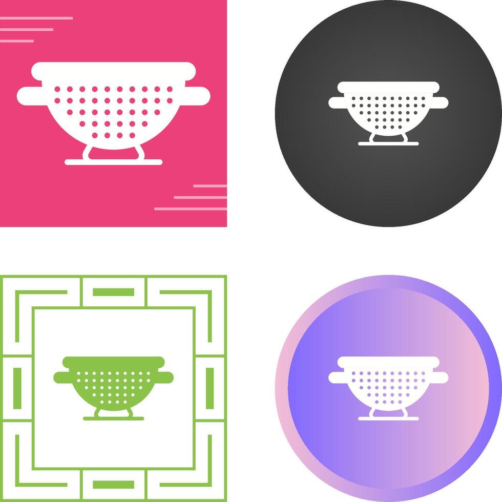 Colander Vector Icon