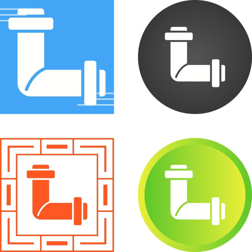 Conduit Coupling Vector Icon