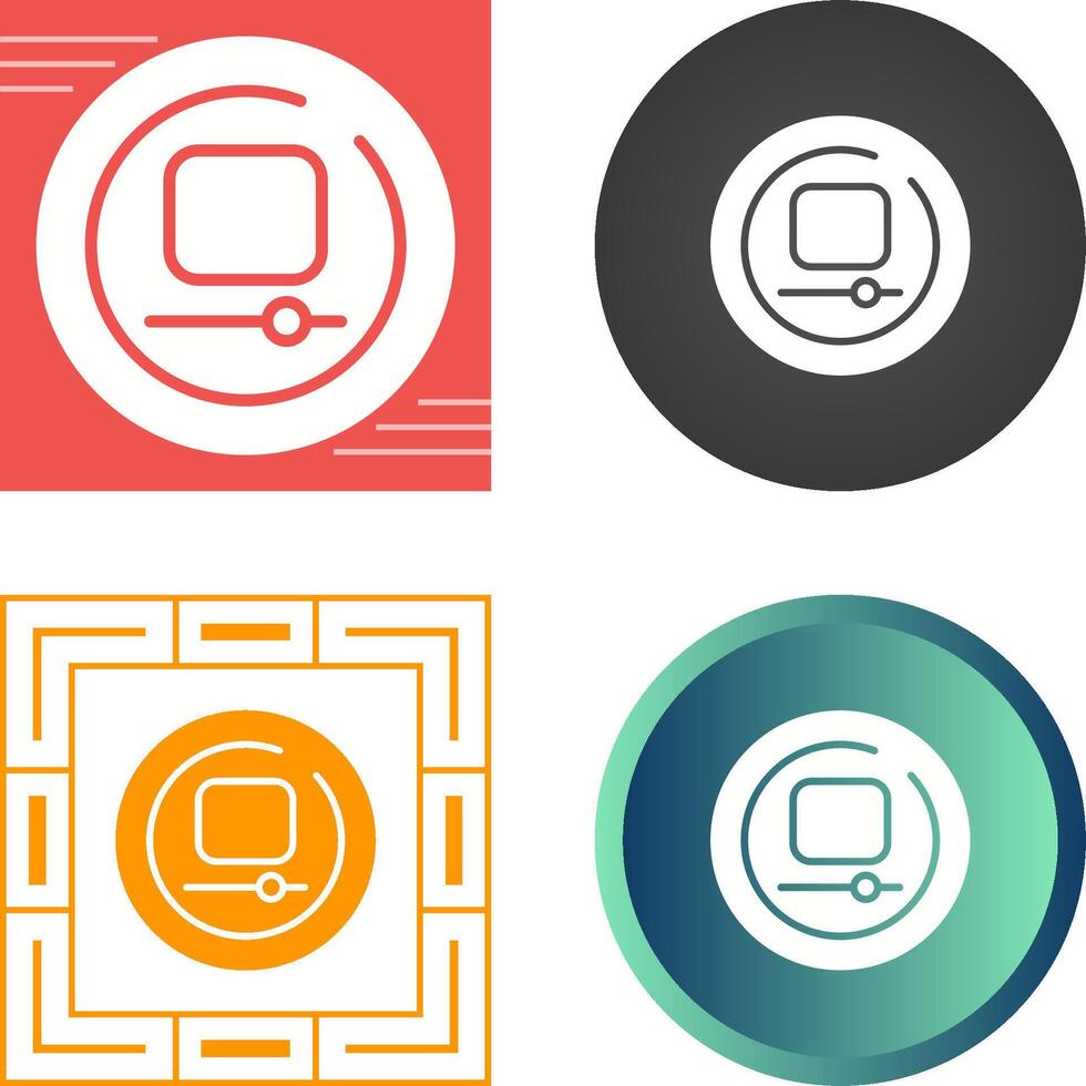 Video Stop Circle Vector Icon