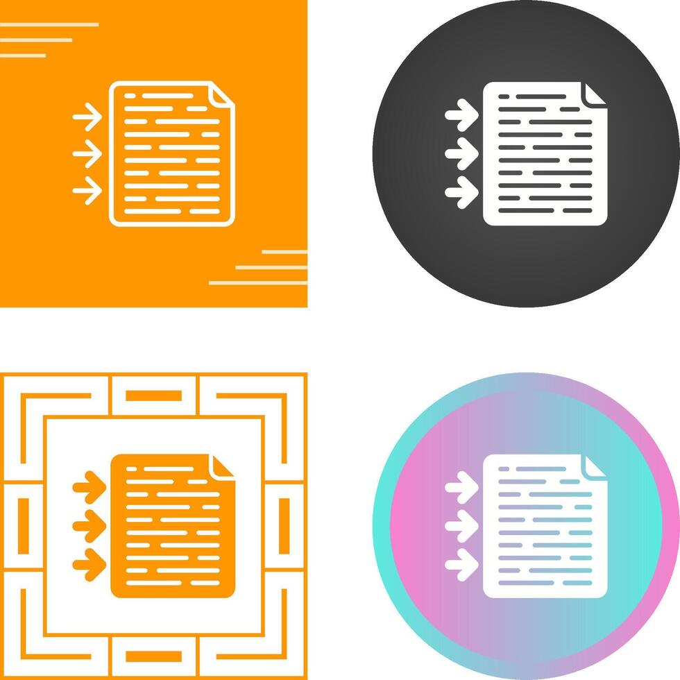 Document Vector Icon