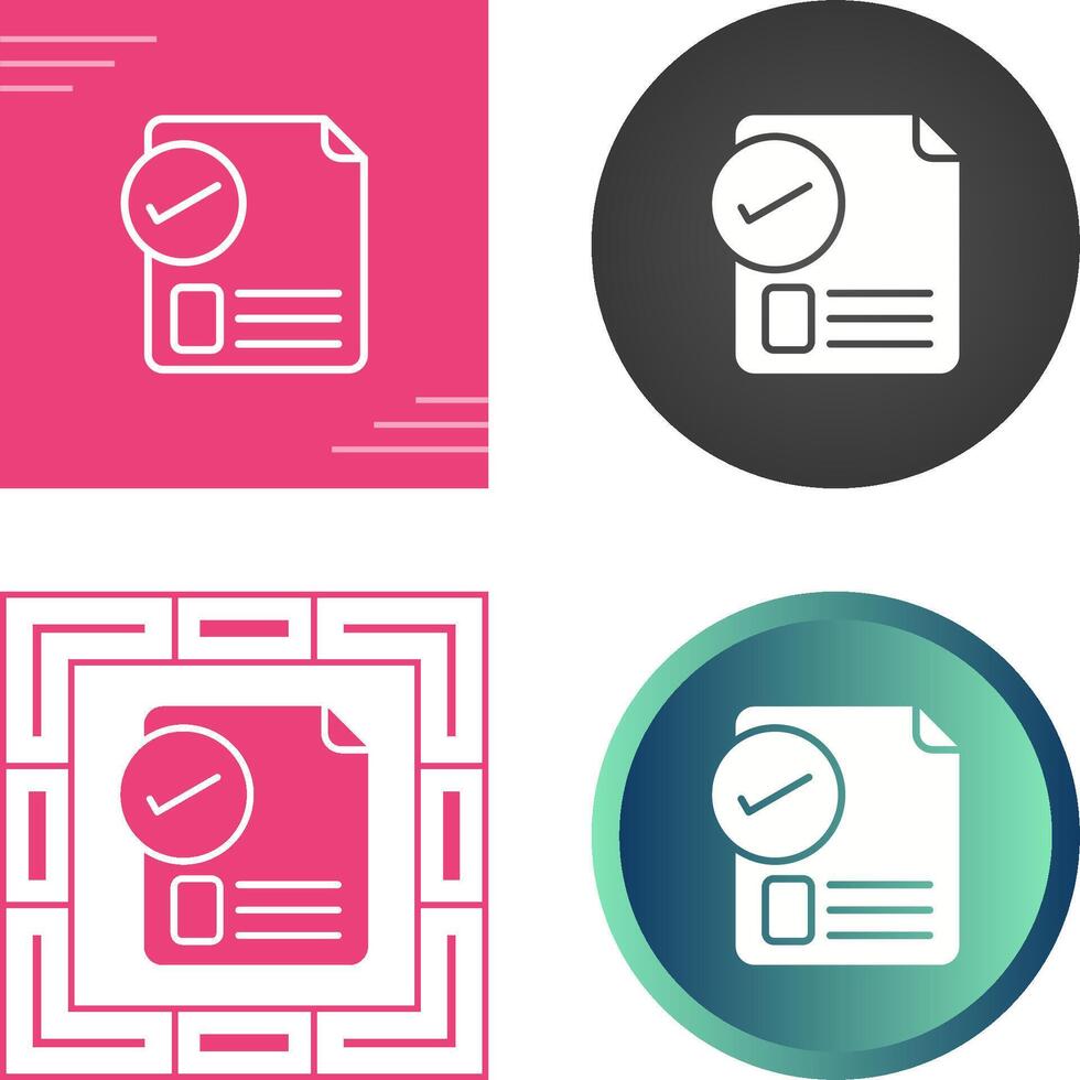 Document Vector Icon