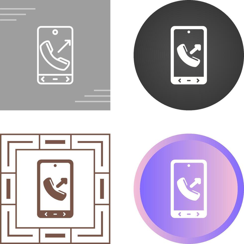 Out Going Call Vector Icon
