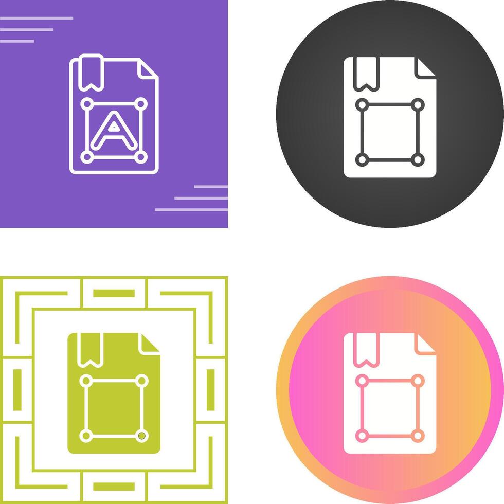 Text Vector Icon