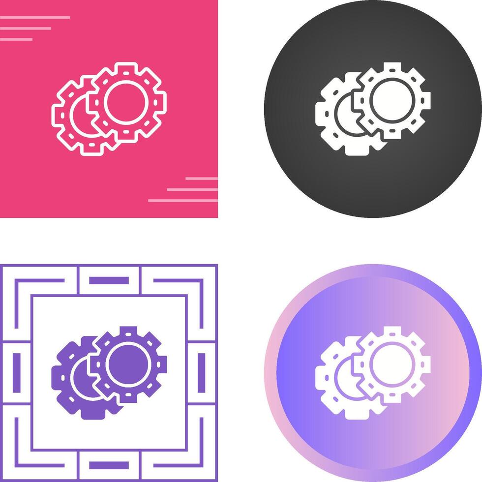 Gears Vector Icon