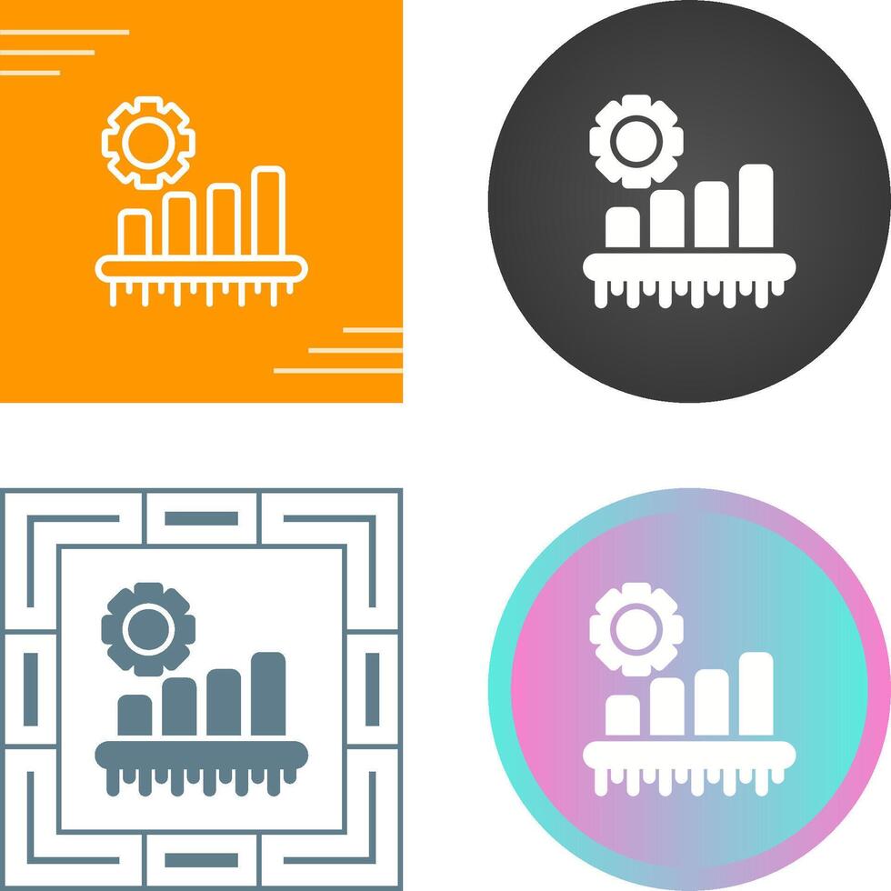 Bar Graph Vector Icon