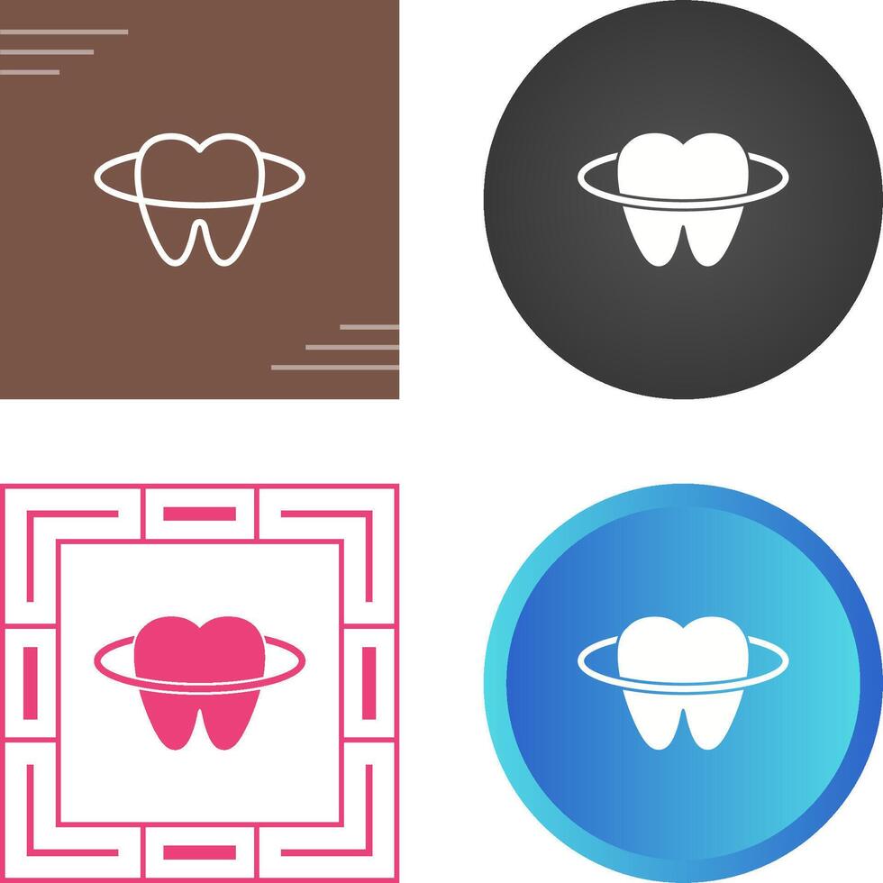 icono de vector de dientes