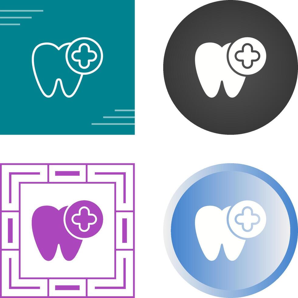 dental cuidado vector icono