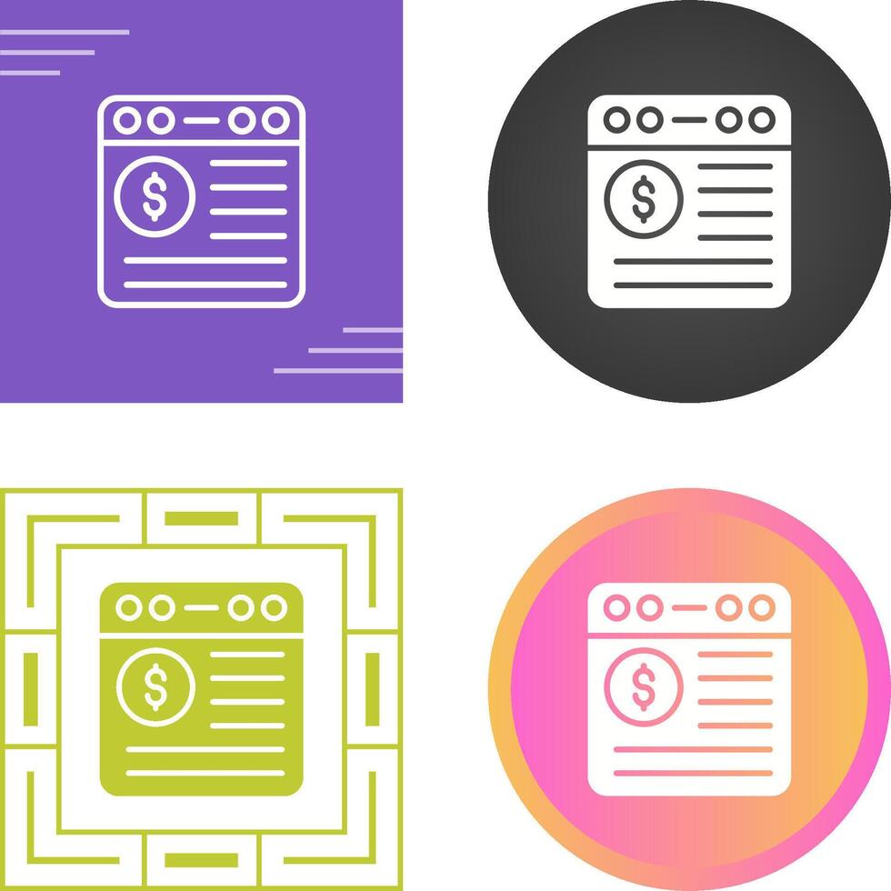 Browser Vector Icon