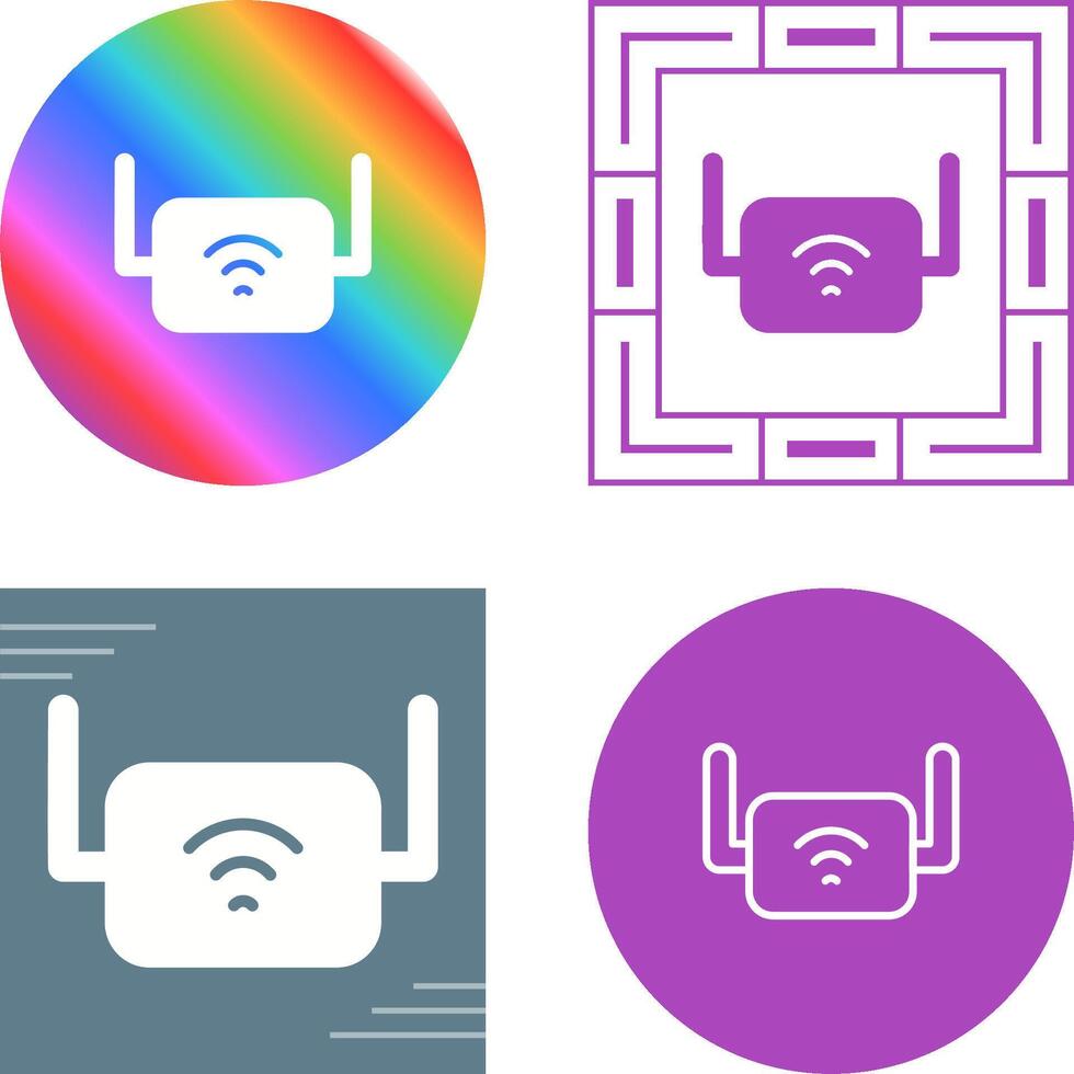 Wi-Fi Range Extender Vector Icon