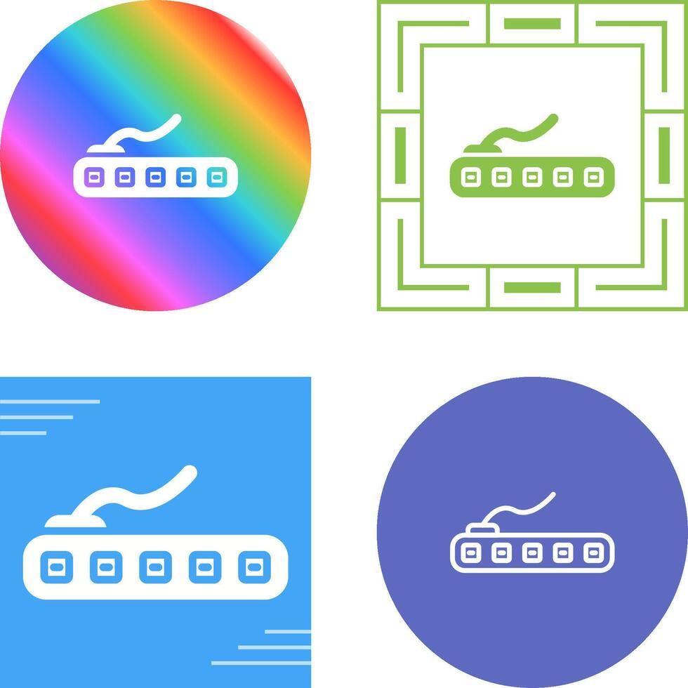 Wi-Fi Enabled LED Strip Vector Icon