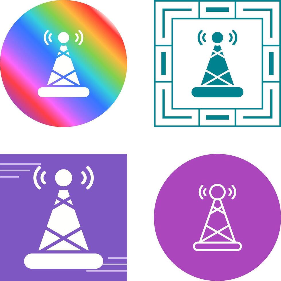 Signal Tower Vector Icon