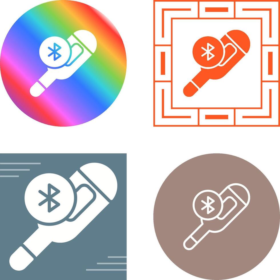 Bluetooth Thermometer Vector Icon