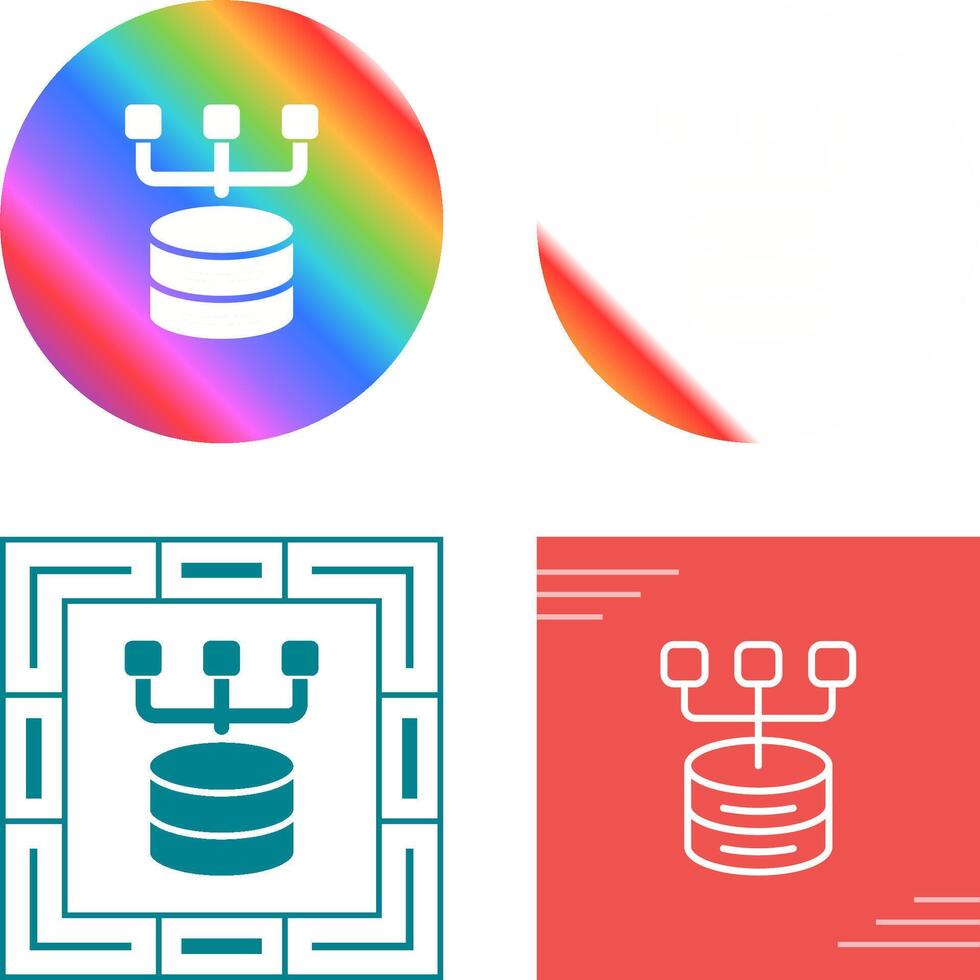 Data Modeling Vector Icon