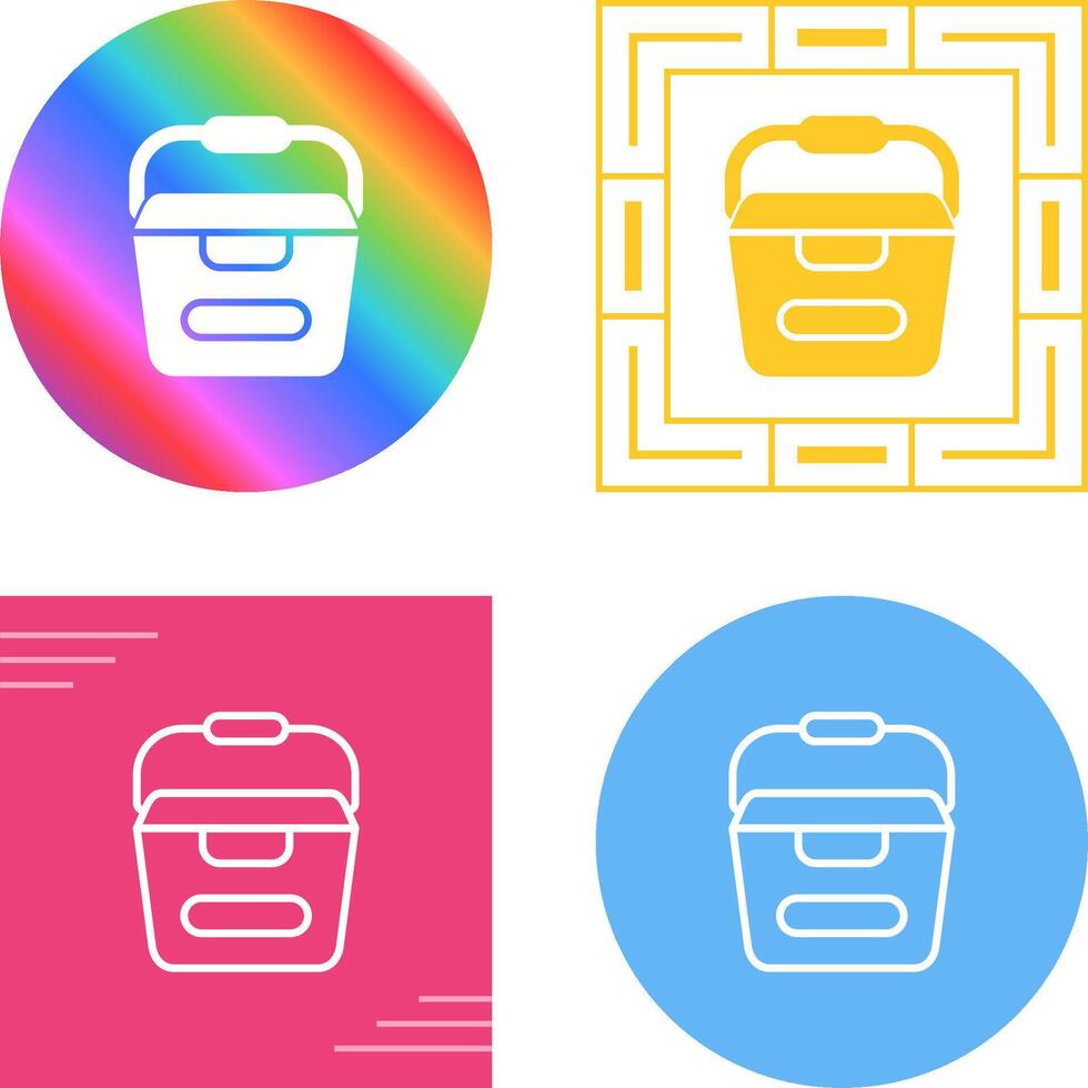 Portable water container Vector Icon