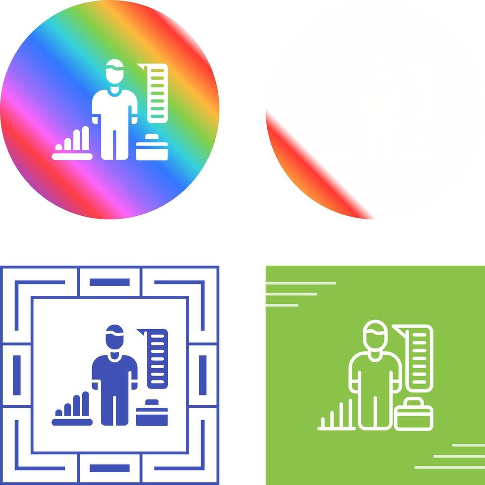 HR Analytics Vector Icon